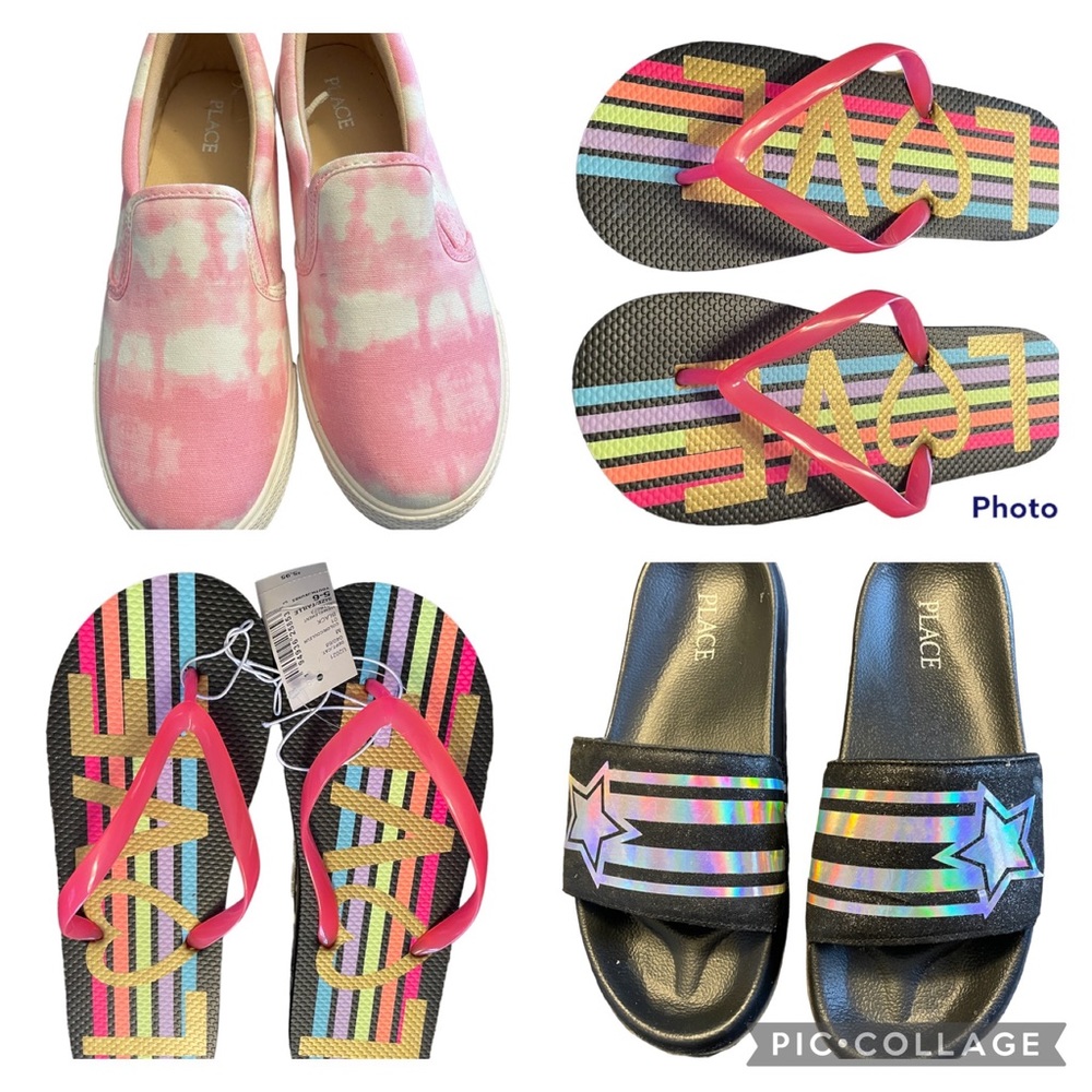 4 pairs childrens shoes